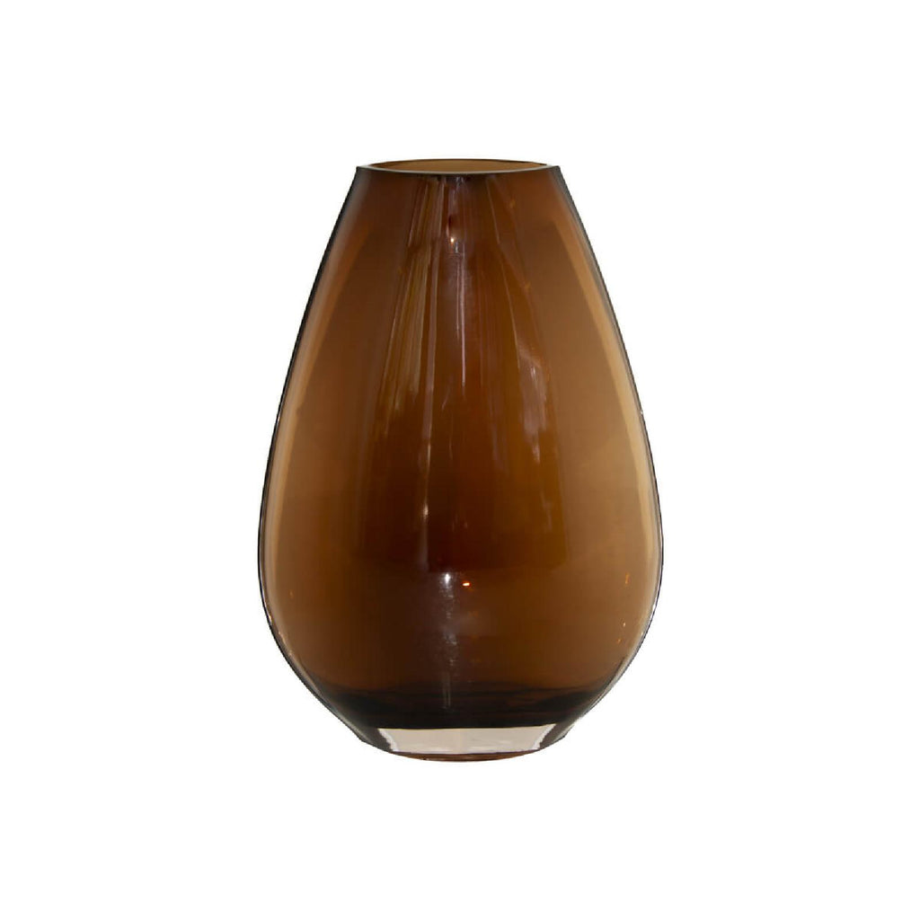 Mahogany glass vase