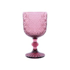 Marrakesh purple wine glass