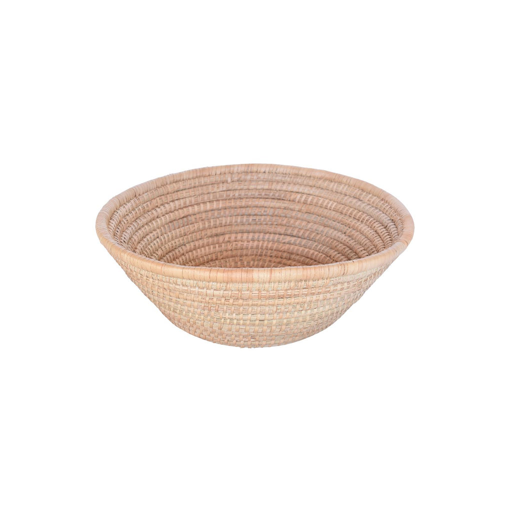Natural woven bowl