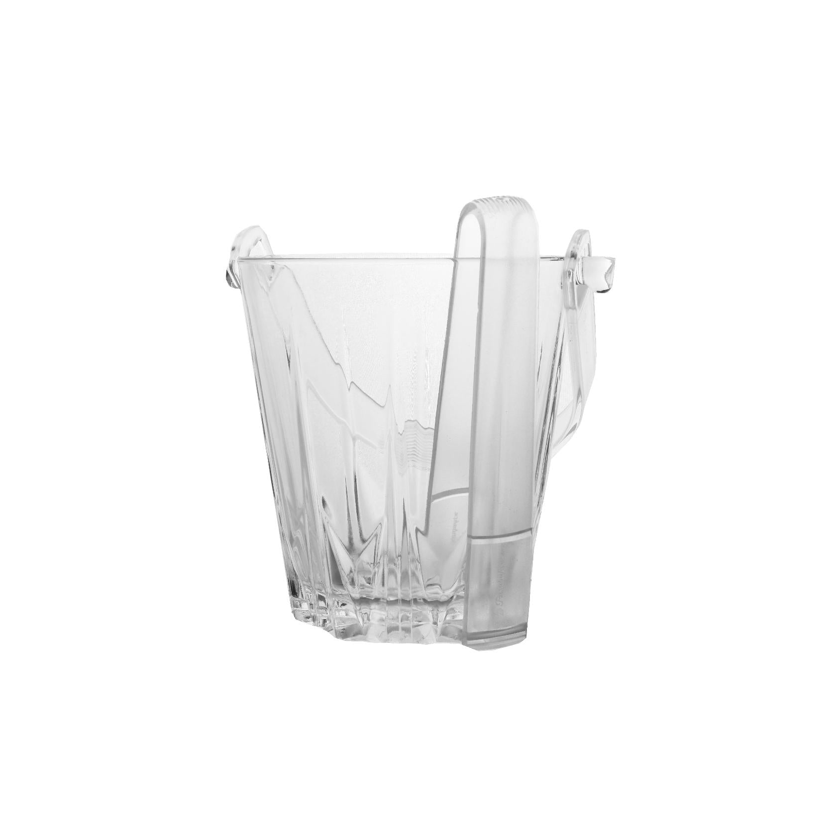 Pasabahce ice bucket and tongs