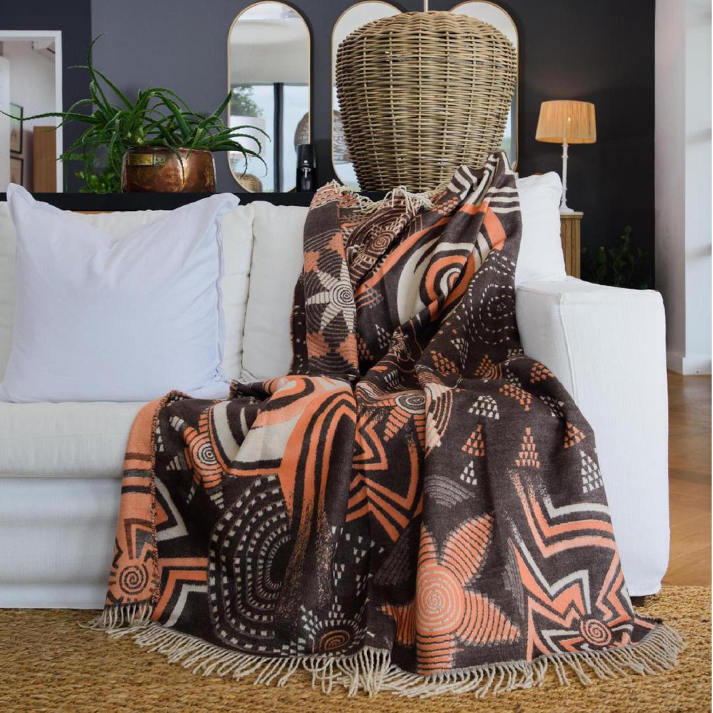 Rwanda cocoa firecracker throw styled