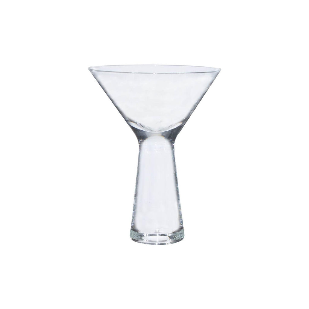 Tapered martini glass
