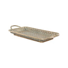 Textured metal decorative tray