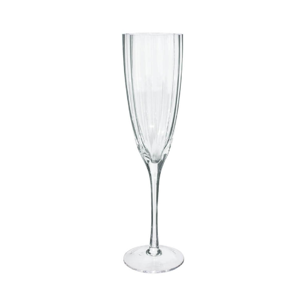 Wave champagne flute