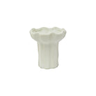 White ceramic mini vase