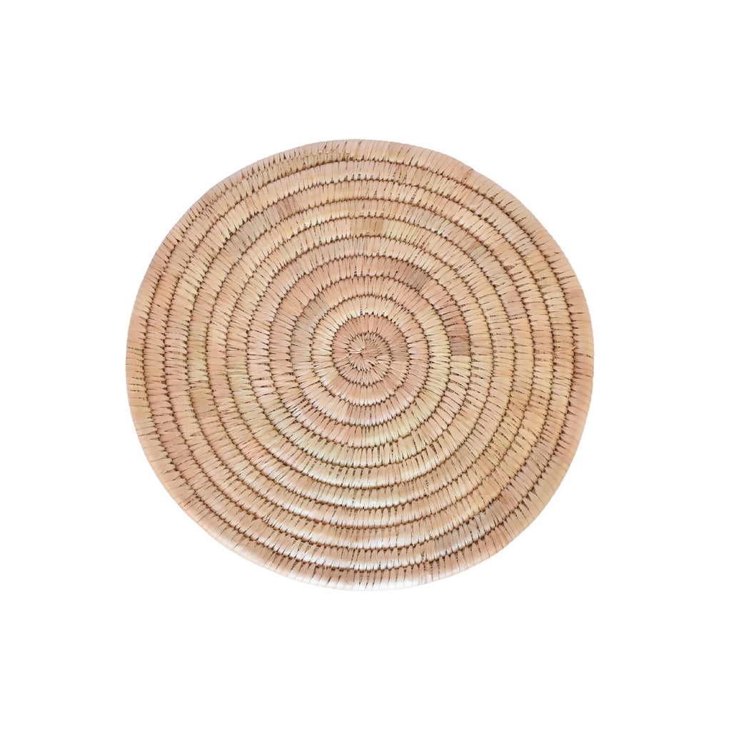 Woven natural placemat