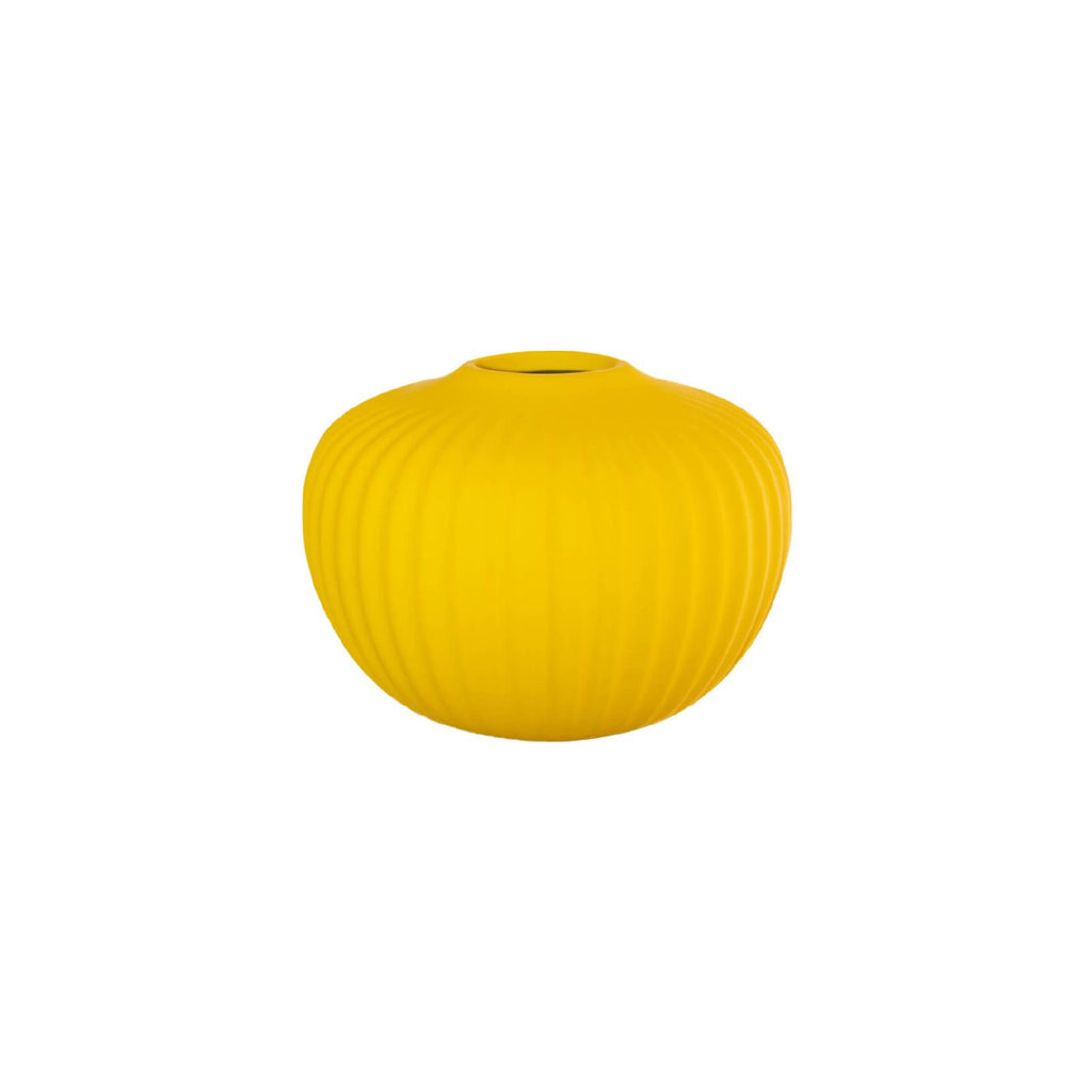 Yellow mini ceramic vase