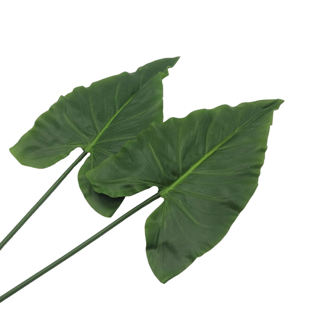 Artificial spear leaves stems set of 5