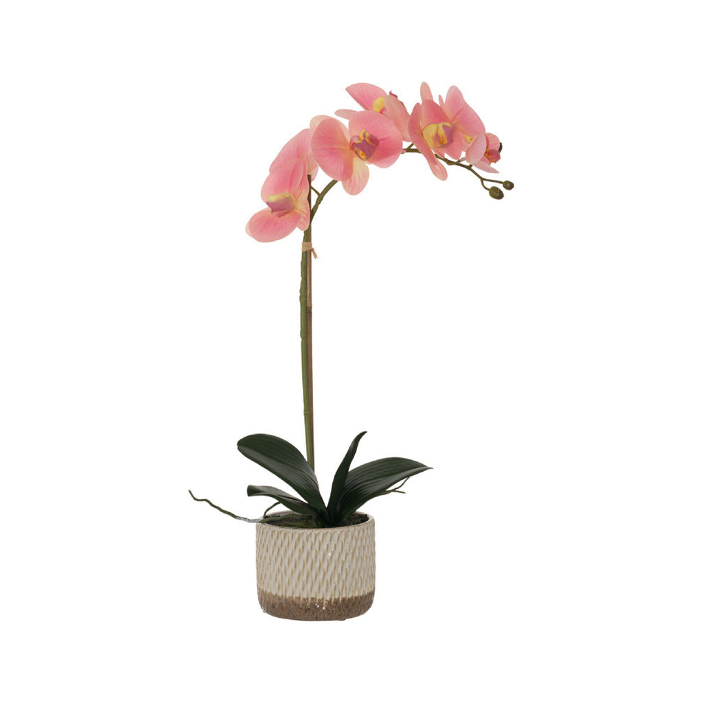 Artificial two tone pink orchid