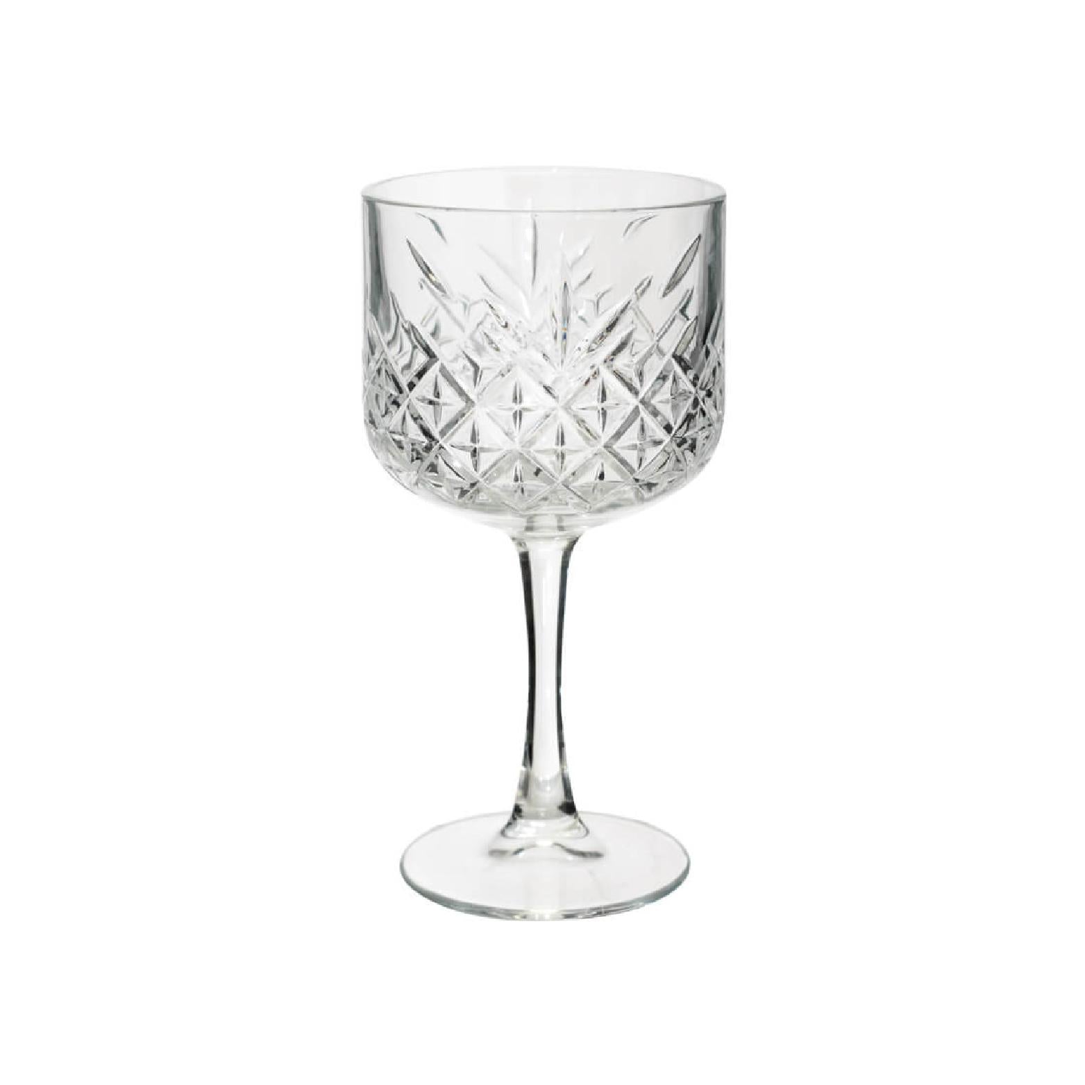Classic textured cocktail glass
