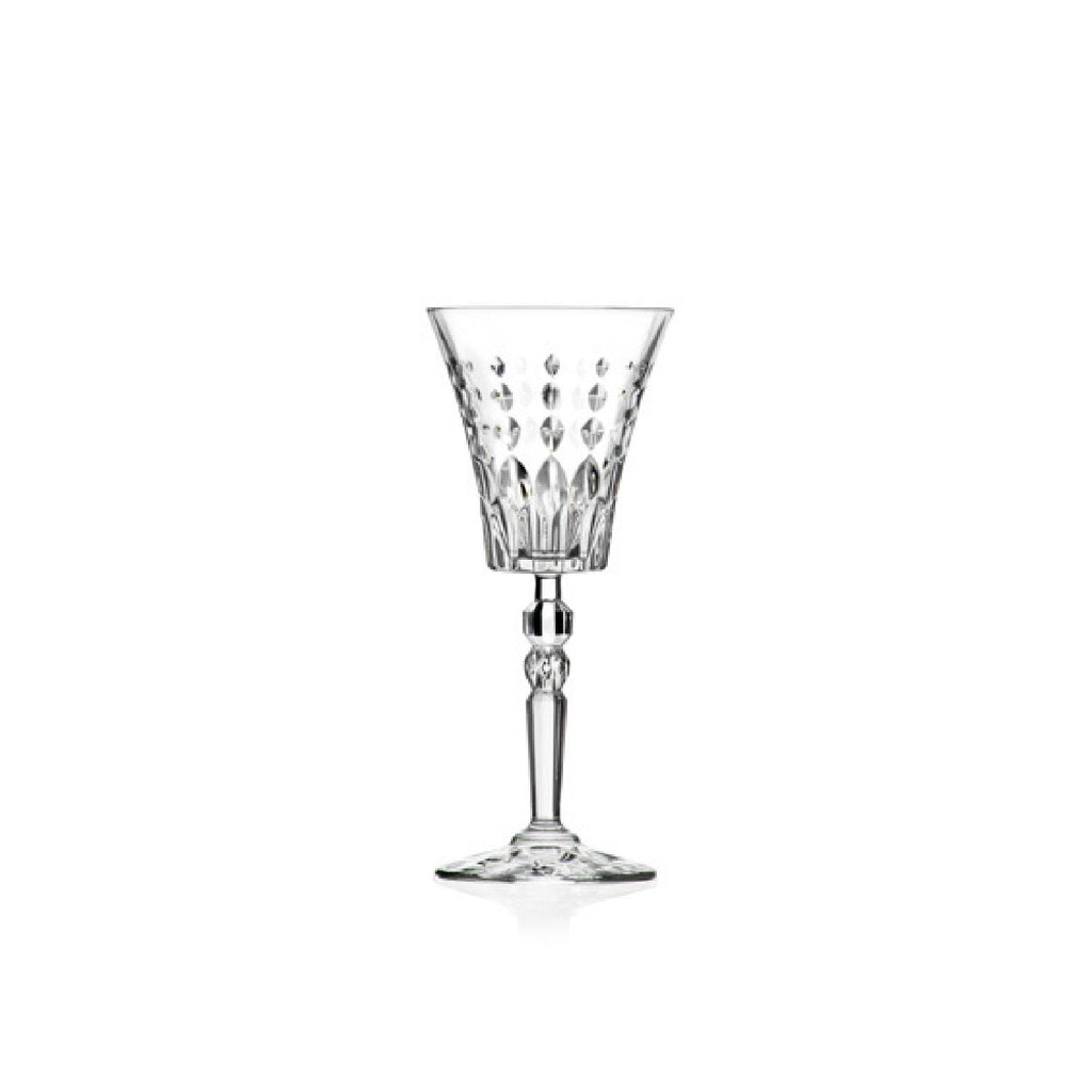 Crystal decorative wine glass