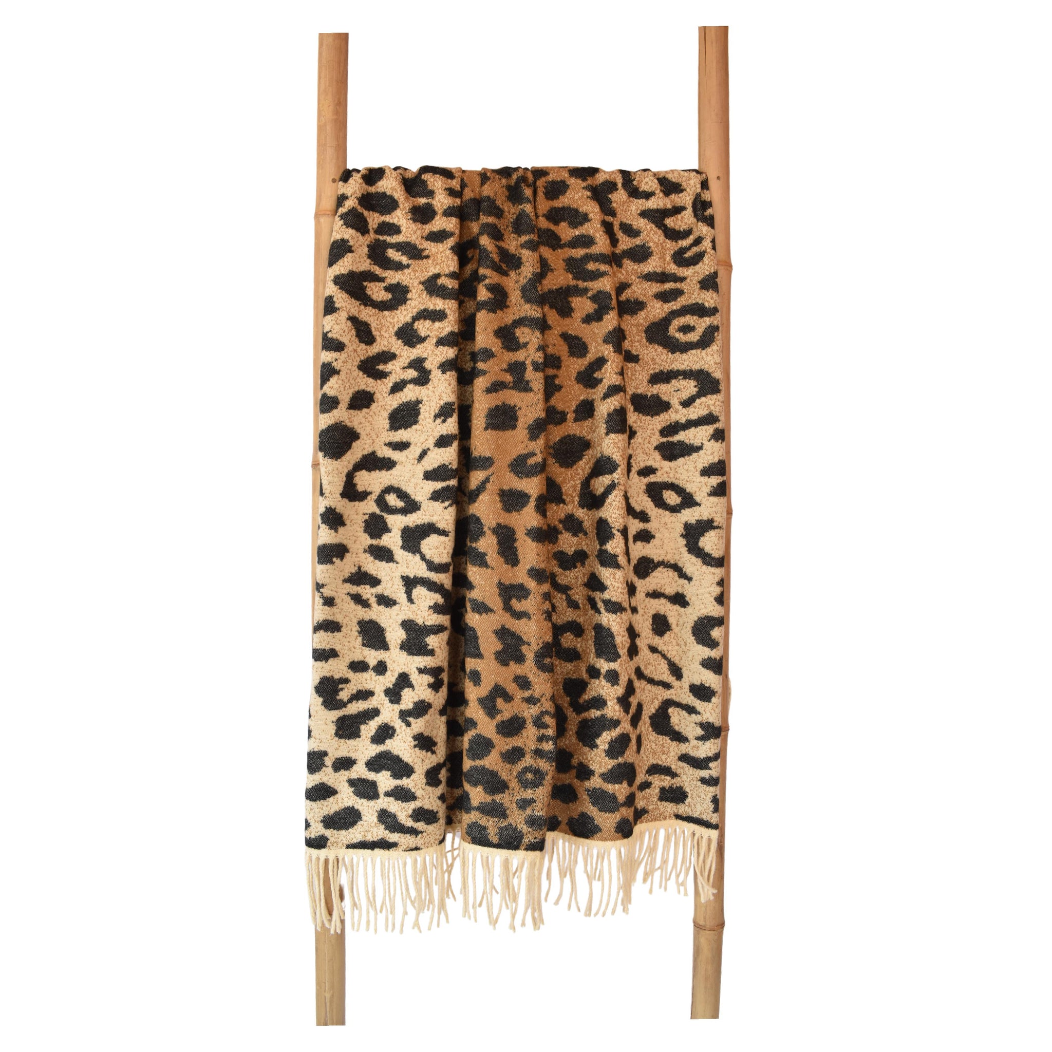 Leopard Skin Ivory Black Throw The Home Quarter